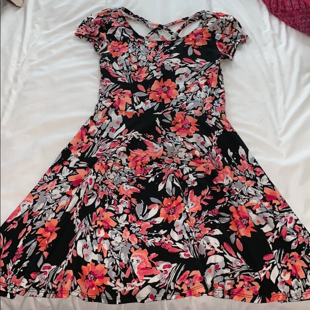 Aeropostale floral fit and flare dress